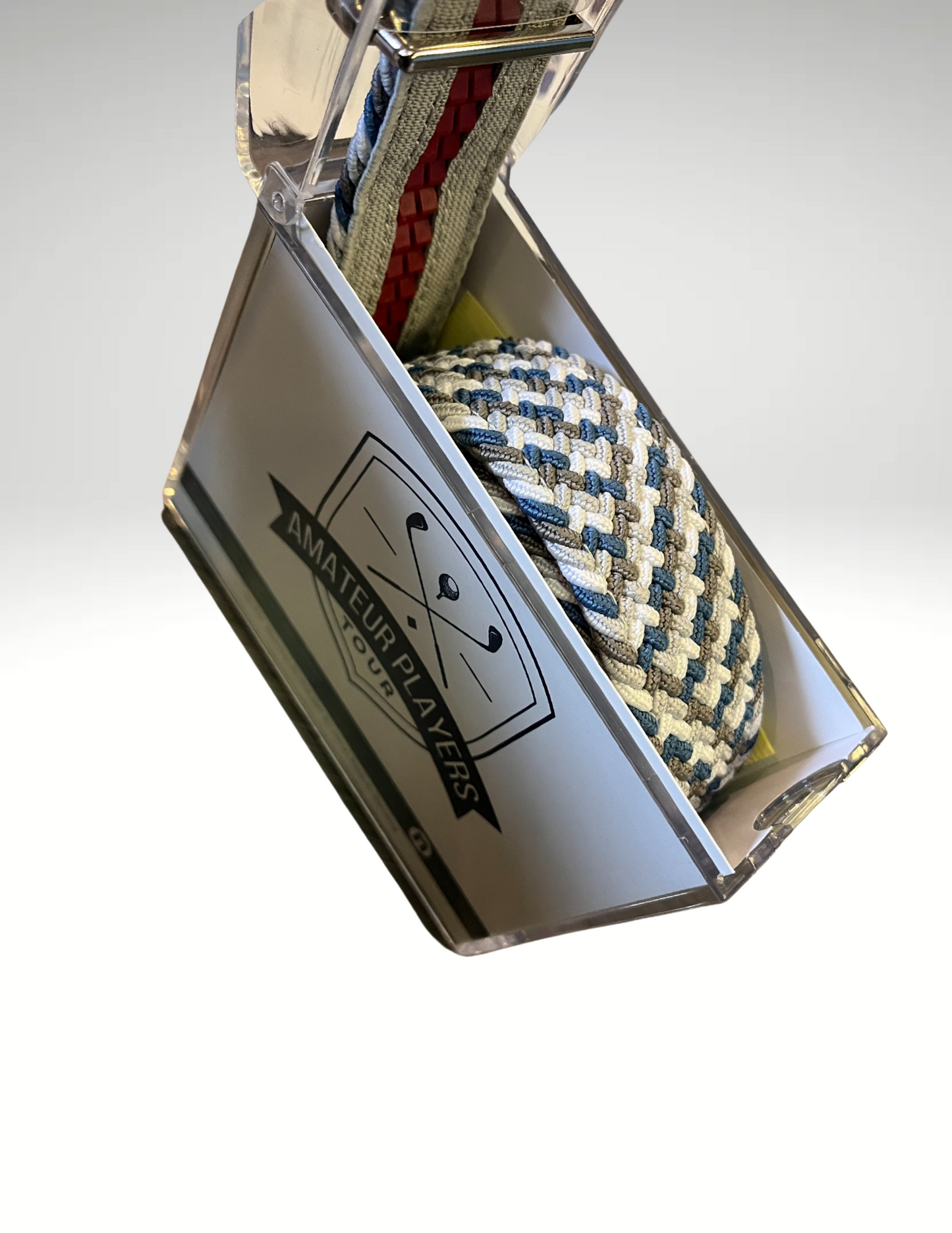 Nexbelt - Braided Tricolor Sky Golf Ratchet Belt 1.38" (35 mm) - PCD4856