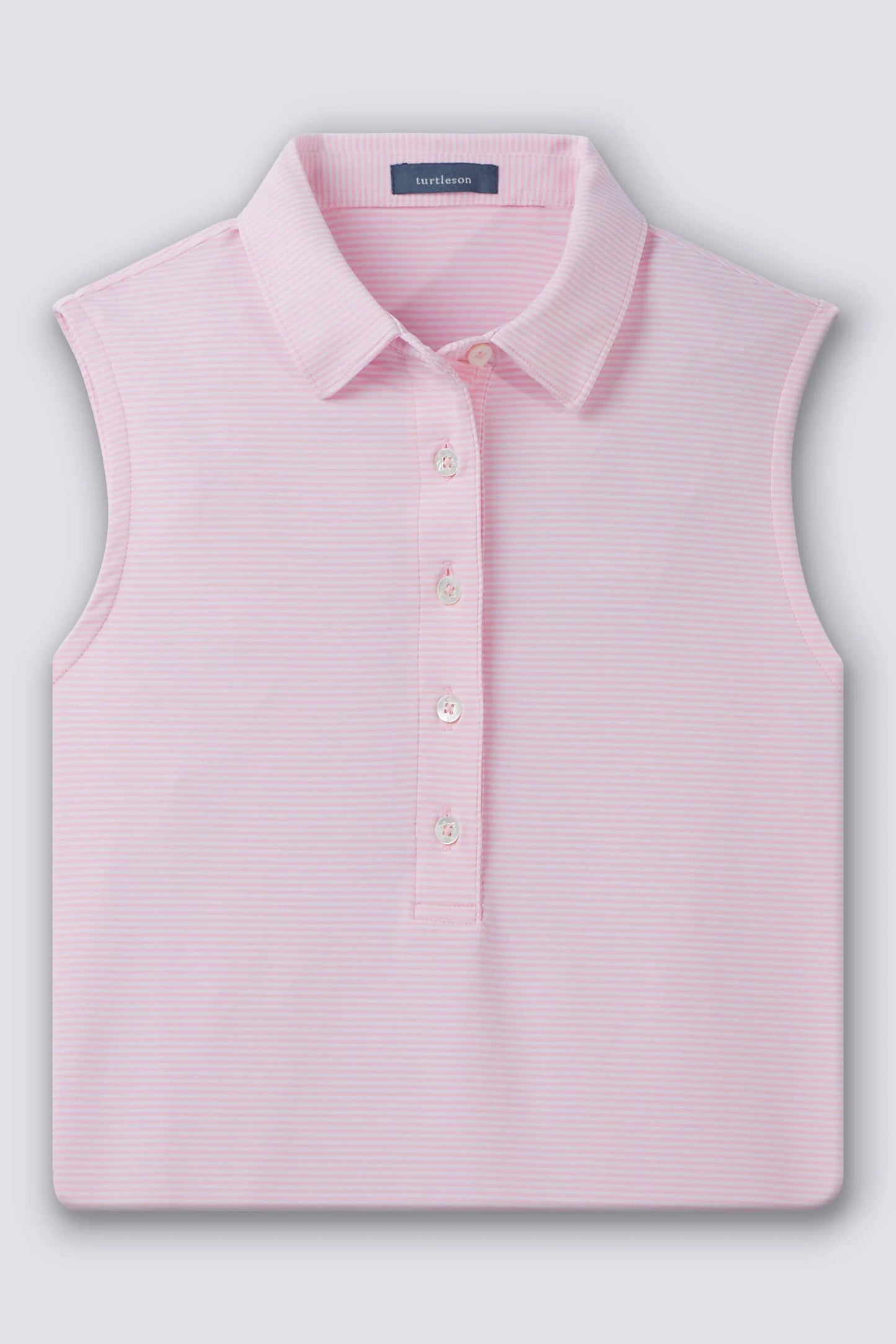 Turtleson Women's Polo - Cara Stripe Navy