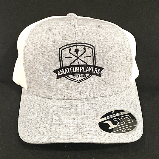 Flexfit 110 Hat - Silver Melange/White