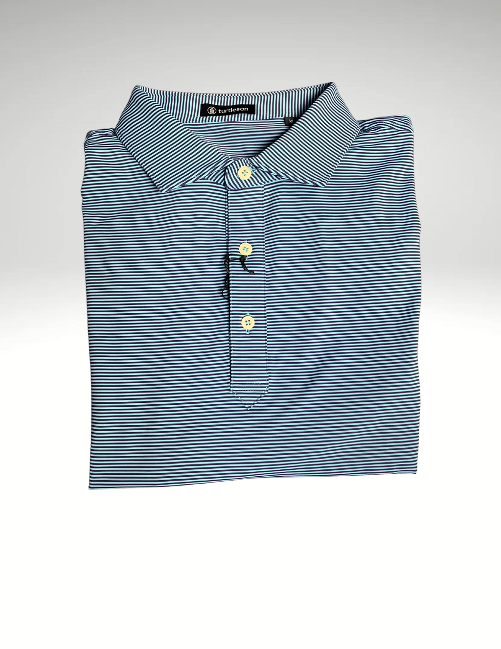 Men's Turtleson Polo - Kershaw Stripe Performance Polo