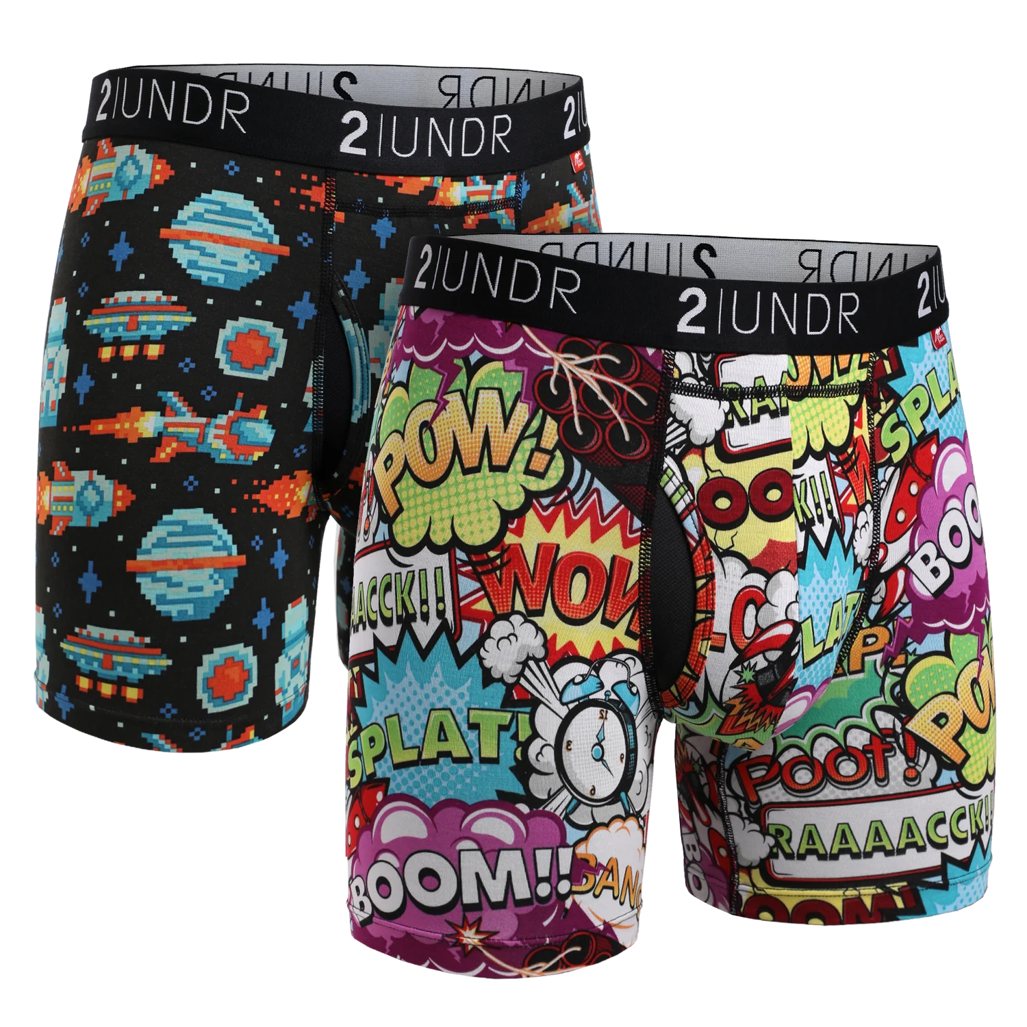 2UNDR - Swing Shift 6" Boxer Brief - 2 Pack