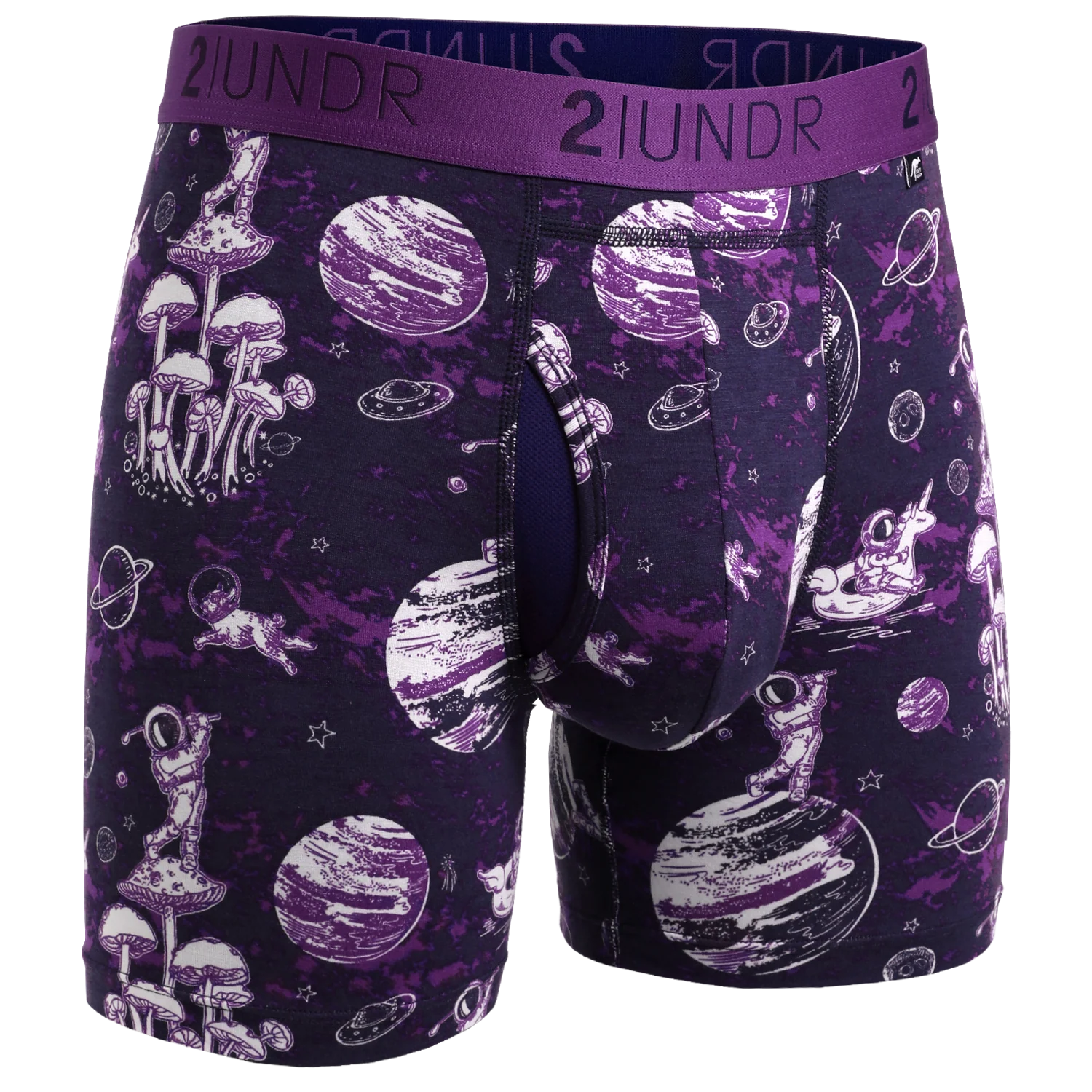 Swing Shift 6" Boxer Brief - Space Golf Navy