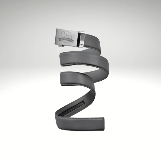 Mission Belt 40mm Gray Leather XL (up to 42")