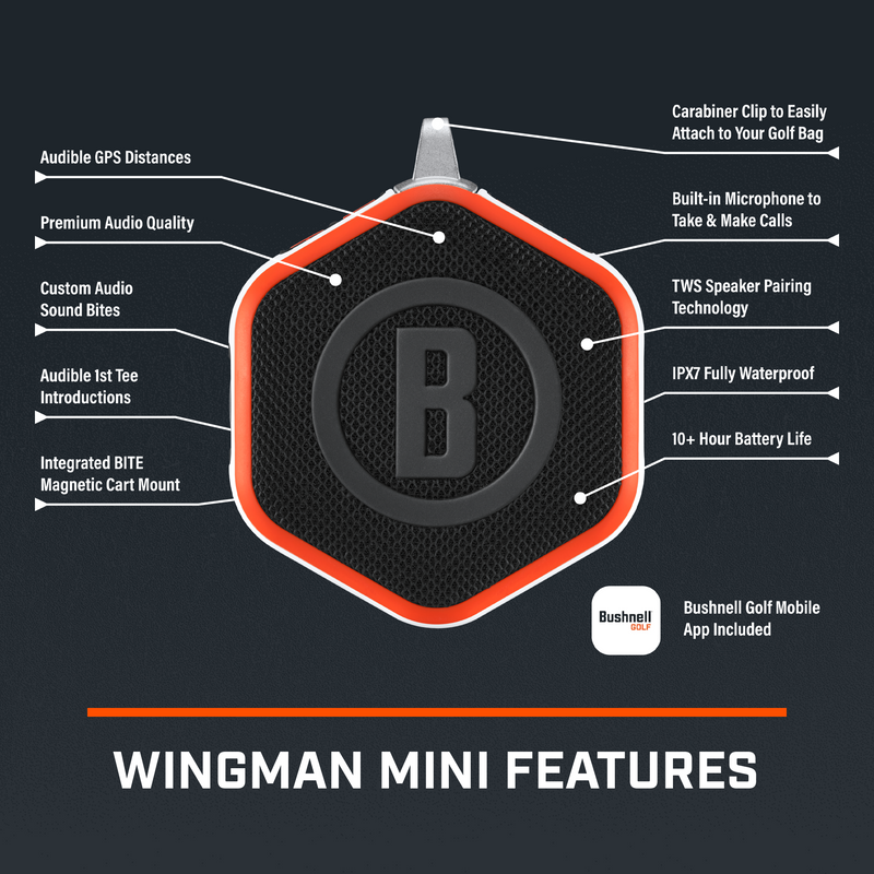 Bushnell Golf Wingman Mini GPS Speaker