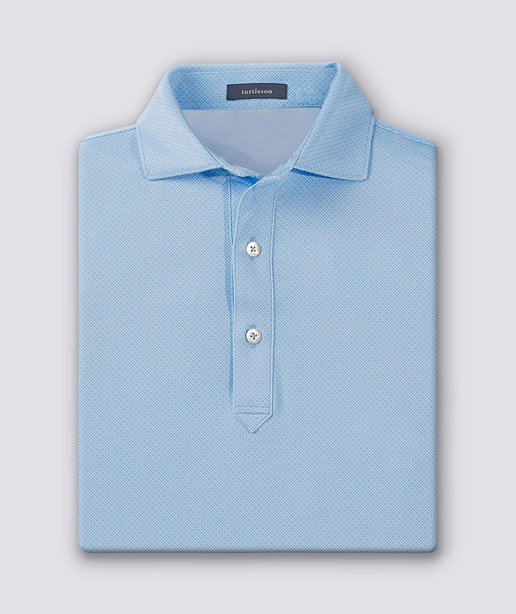 Turtleson Polo Women's (Mini Diamond Jacquard) - 5th year alternative logo
