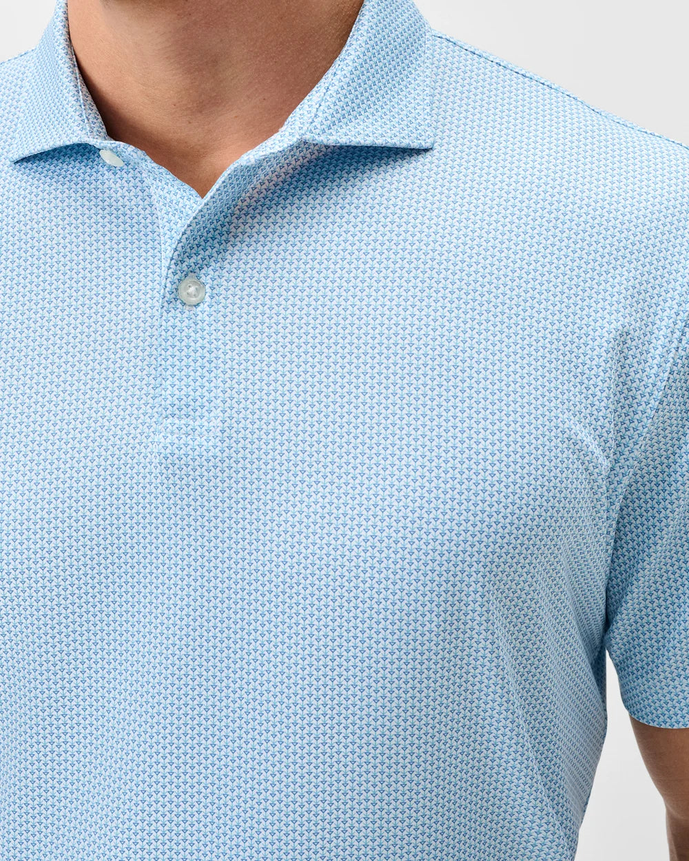 Johnnie-O Performance Jersey Polo - Darts - Cabana Blue