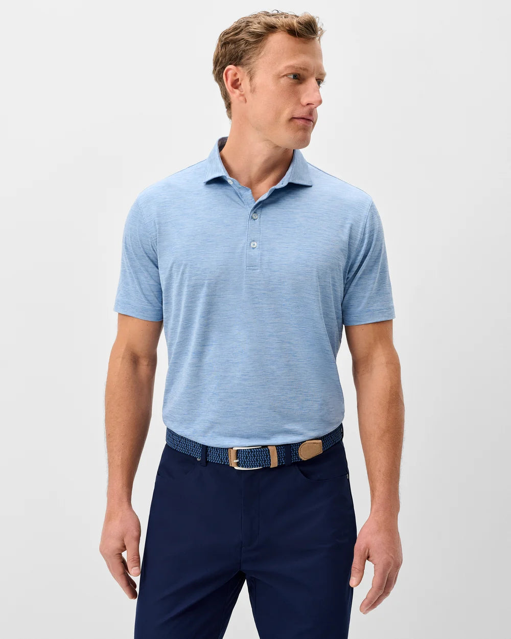 Johnnie-O Performance Featherweight Polo - Solid  Huronn