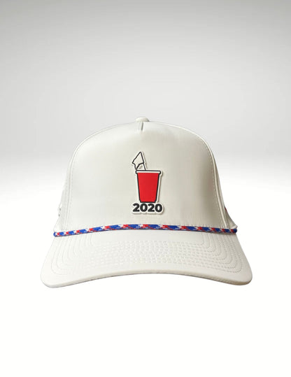 Branded Bills - Bare Curved 5 Panel Rope - 5 Year Anniversary Alternative Logo Hat