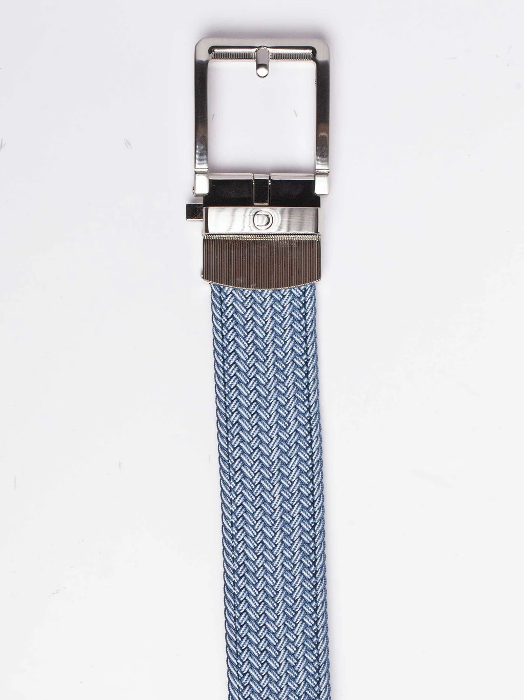 Nexbelt - Braided Navy and White Cord Golf Ratchet Belt - PCD4818