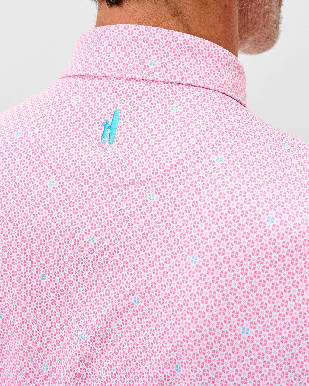 Johnnie-O Performance Mesh Polo - Parson in Punch
