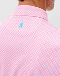 Johnnie-O Performance Mesh Polo - Parson in Punch