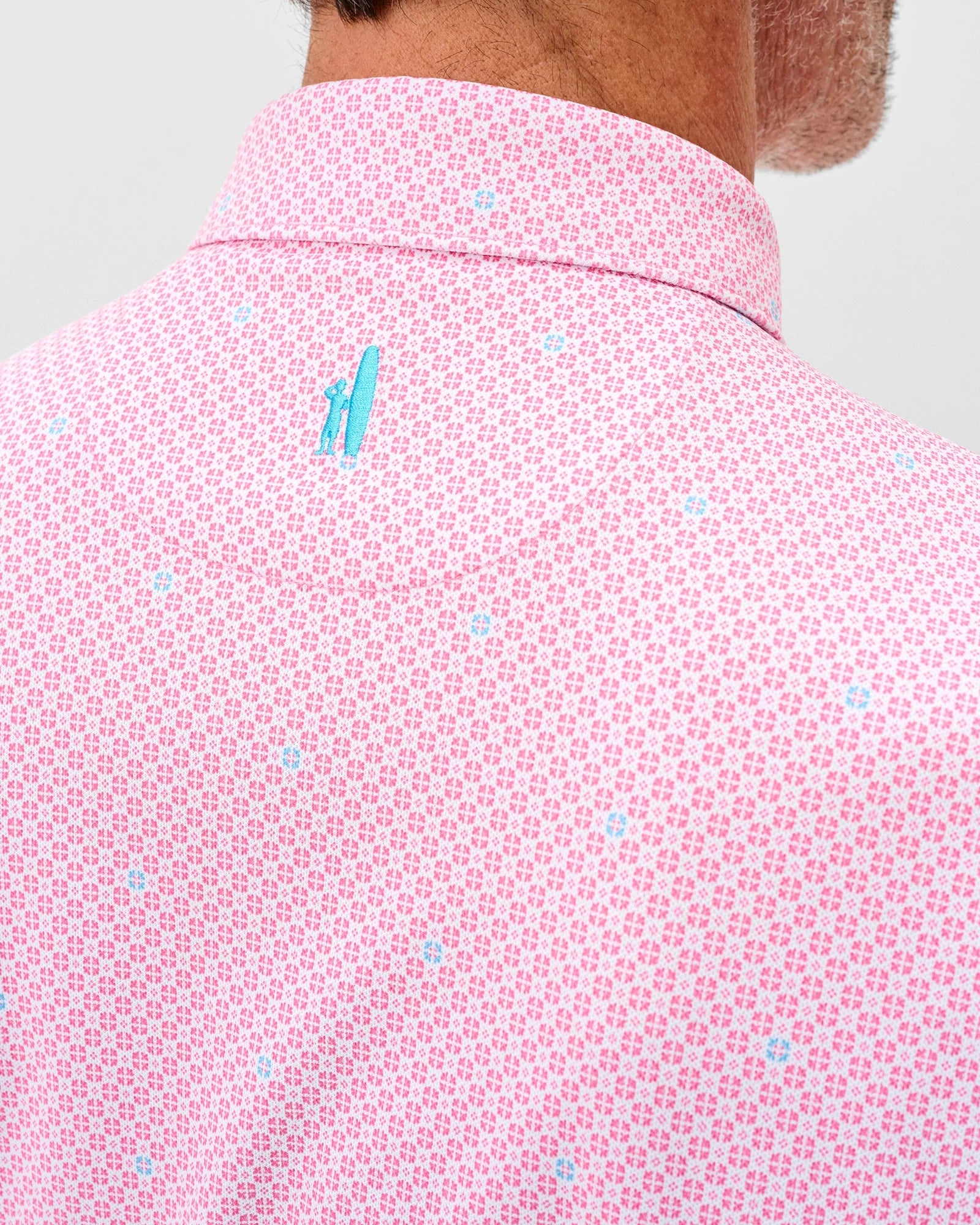 Johnnie-O Performance Mesh Polo - Parson in Punch