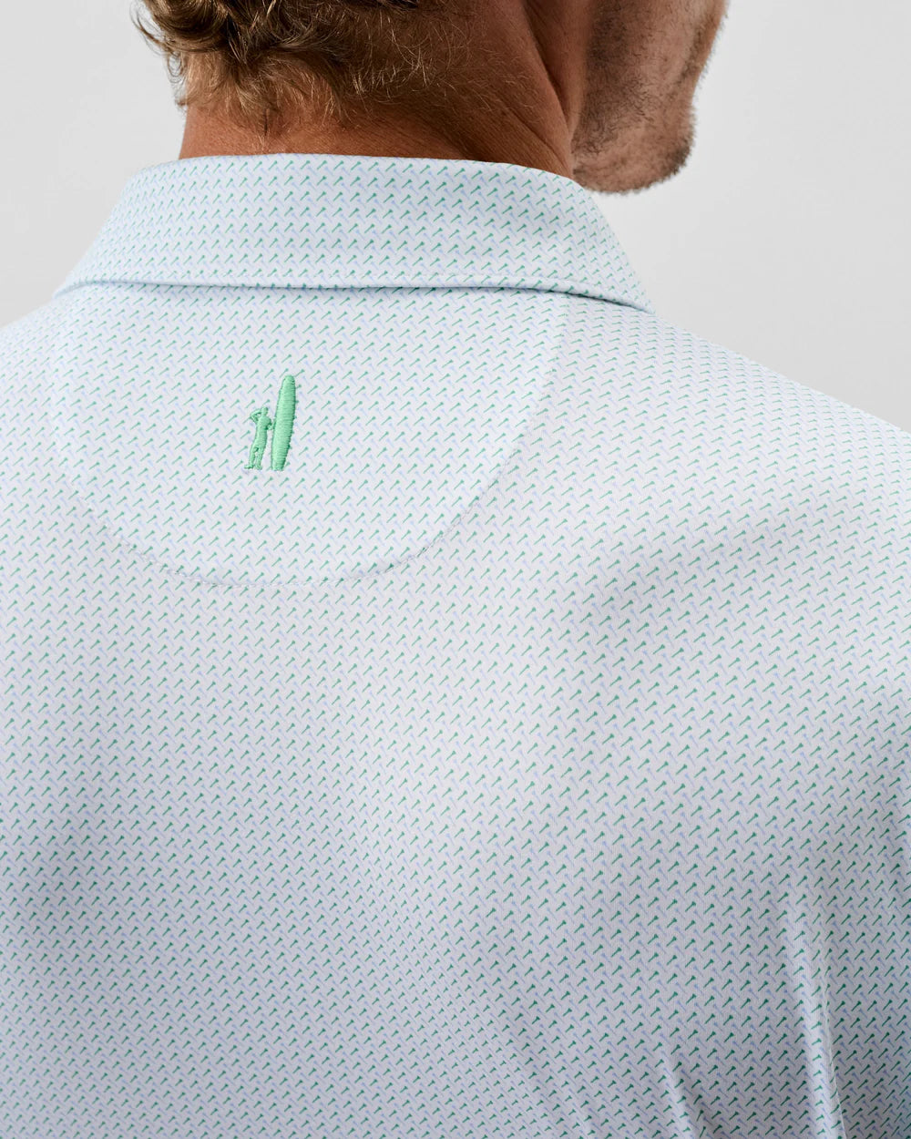 Johnnie-O Performance Featherweight Polo - Tee Party - White