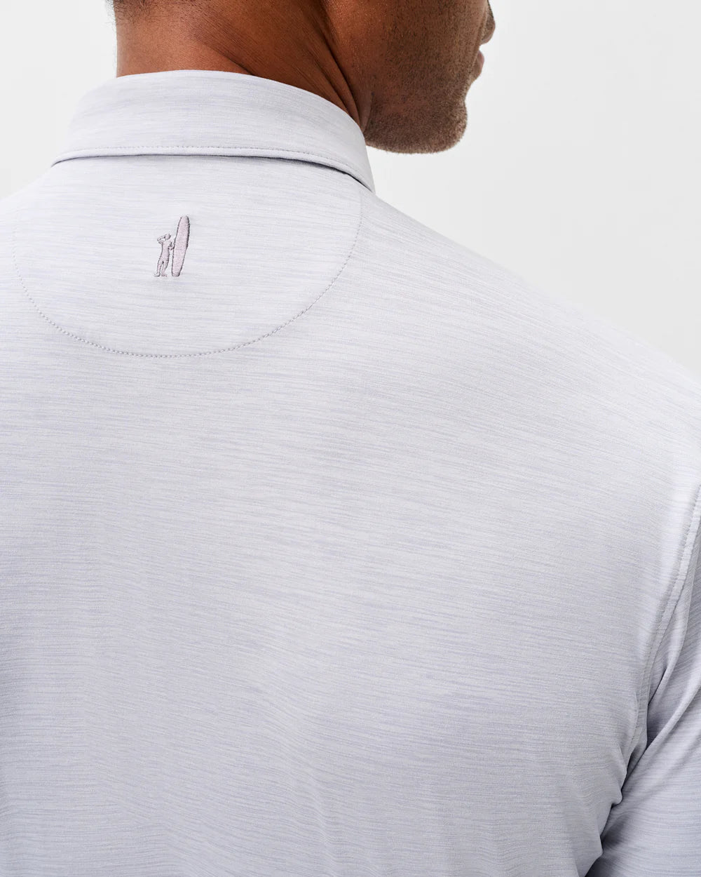 Johnnie-O Performance Featherweight Polo - Huronn - Light Grey
