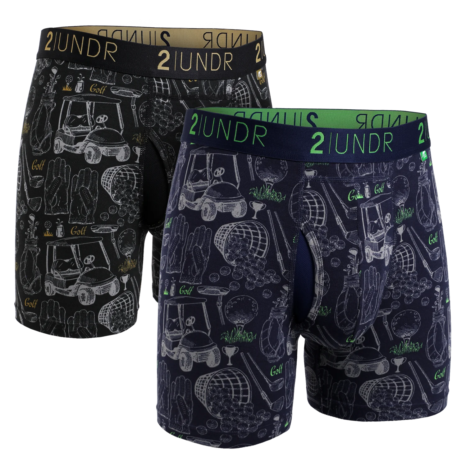 2UNDR - Swing Shift 6" Boxer Brief - 2 Pack