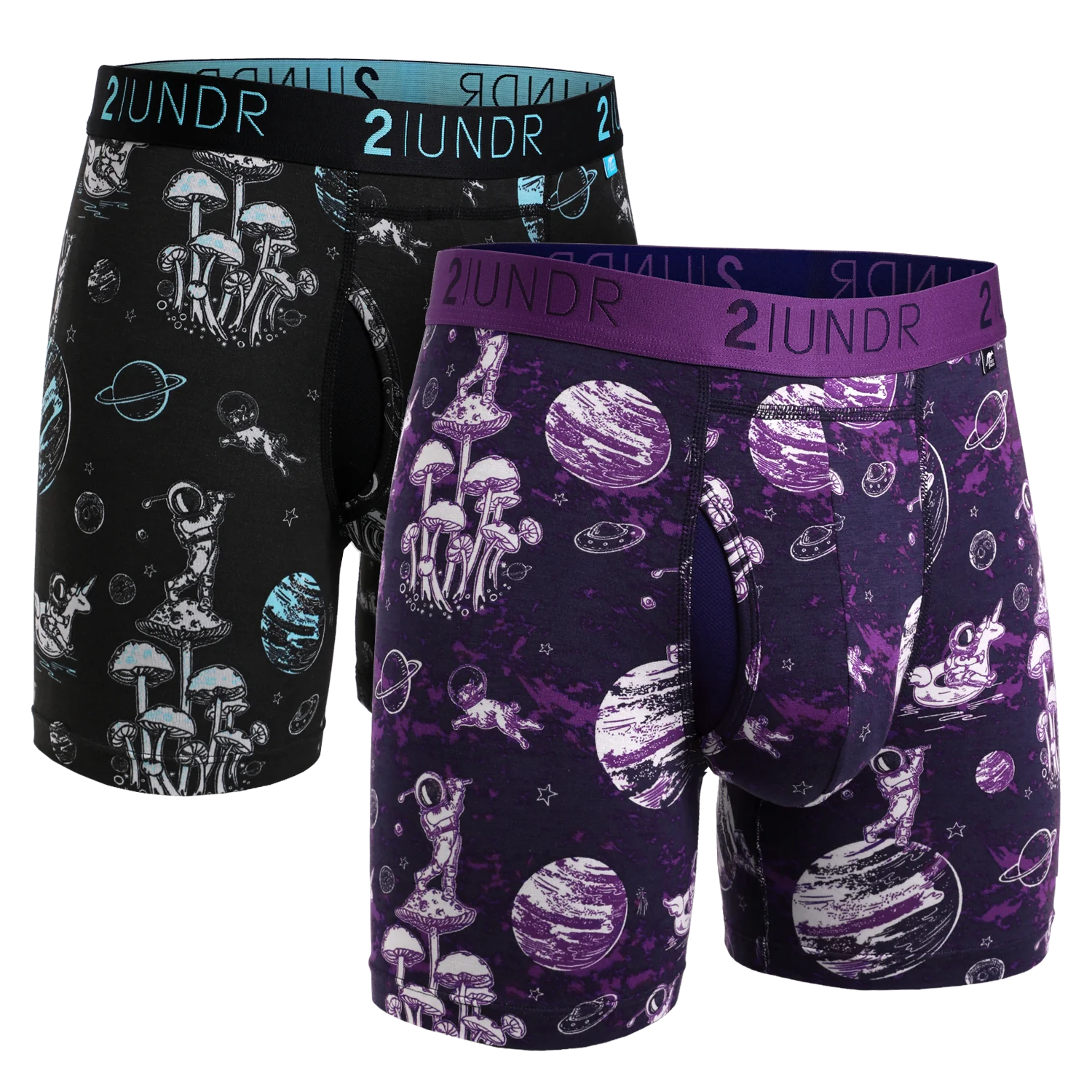2UNDR - Swing Shift 6" Boxer Brief - 2 Pack
