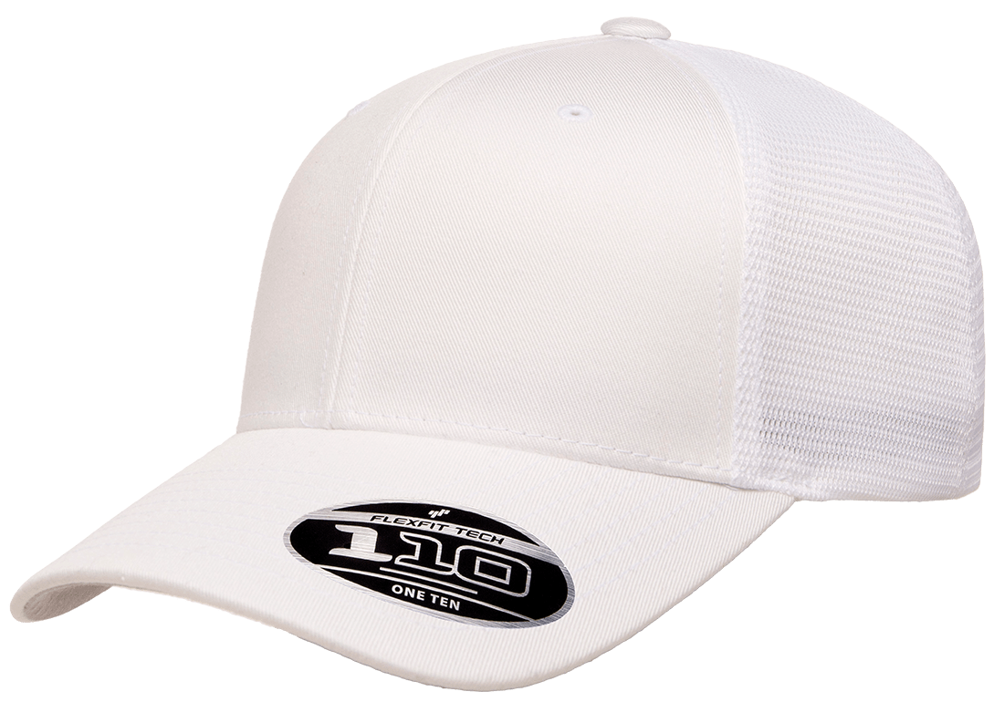Flexfit 110 Hat - White Mesh